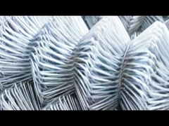 ประปาไฟฟ้า Chain Link รั้ว 3 มม ไดมอนด์เหล็กเหล็กเหล็กสาย Mesh