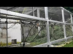 สายเคเบิลเหล็กไร้สแตนเลสสถาปัตยกรรมทนทาน เครือข่าย Buckle สายคล้อง