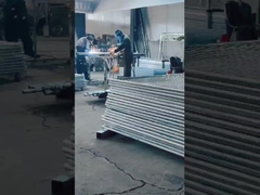 รางชั่วคราว Diamond Mesh 6x10ft รั้วโซ่ที่สามารถถอดได้