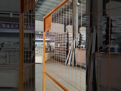 ความปลอดภัย สีเขียว PVC รั้วชั่วคราว