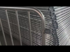 1x2M สแตนเลสเหล็กเหล็กกระปุก ป้องกันฝูงชน มาตรฐานยุโรป