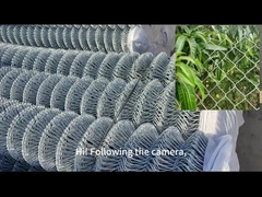 อิเล็กทรอนิกซ์เหล็กกระดาษเพชร Mesh 2 นิ้ว Chain Link ฟาร์มรั้ว