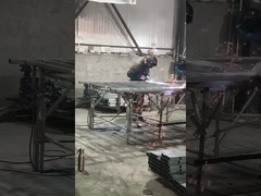 สแตนเลสซีนค์ Guardrail รั้ว 2M * 1.5M รั้วการรักษาต่อต้านการกัดกร่อน สีดําสไตล์ง่าย