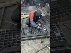 5 มิลลิเมตร Hot Dip สแตนเลสเหล็กกระปุก Grating สายน้ํา welded Steel Grating