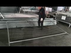 Watch: Galvanized Outdoor Portable 6x10 Canada Construction Fence Panels Temporary Fencing Showcase