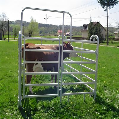 Round Tube Livestock Farm Yard Fence Panels Hot-dipped Galvanized Carbon Steel 
