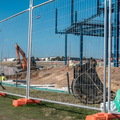 2M High Pre Galvanized Metal Temporary Fencing Panels For Australia Market