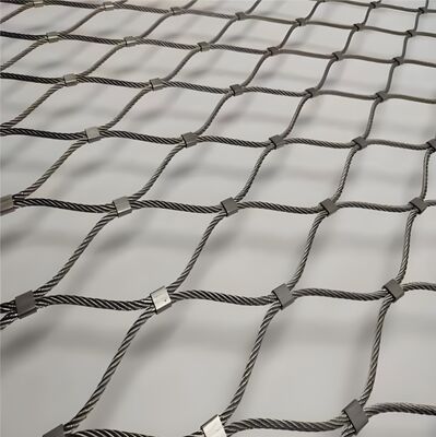 Ferrule Type Inox 316 Wire Rope Net Flexible Stainless Steel Cable Webnet X Tend Mesh