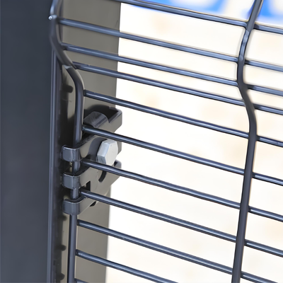 Clearvu 358 Anti-Climb Security Fence Panel with 1.8m Height and 4mm Galvanized Wire Mesh for Clear View
