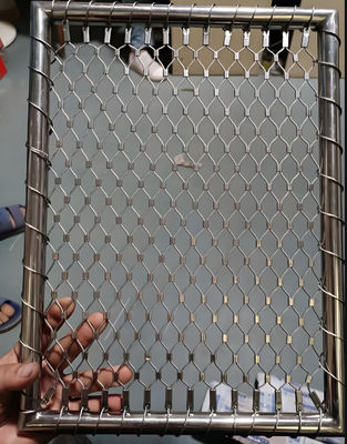 Stainless Steel Wire Rope Mesh Anti-Fall Protective Net For Zoo Aviary Courtyard Balcony Mining Support