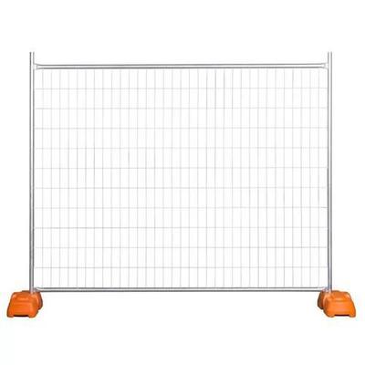 กระปุก 2.1m x 2.4m การประกอบง่าย รั้วชั่วคราว แผ่นรั้วโลหะสายผสม