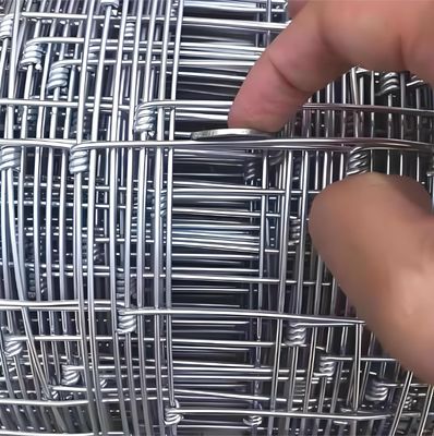 รั้วลวดแรงดึงสูง 2.0 มม. ชุบสังกะสี ข้อต่อบานพับ รั้วสำหรับวัว แพะ