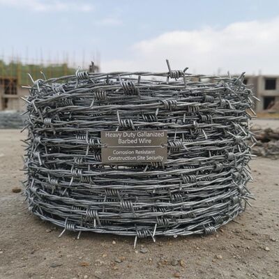 Heavy Duty Galvanized Corrosion Resistant Razor Barbed Wire for Construction Site Security
