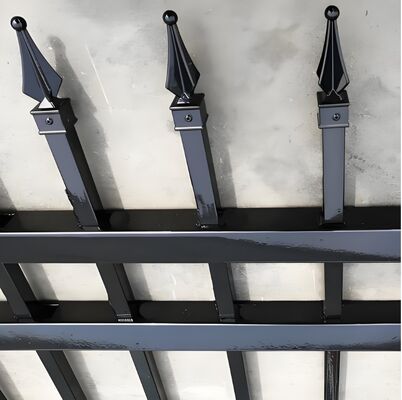 รั้วเหล็กกลมเกรดเชิงพาณิชย์ รั้วกันขโมยระดับสูงเพื่อความปลอดภัยของทรัพย์สิน